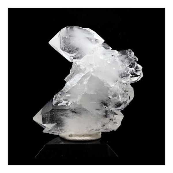 Sten og mineraler. Ame Quartz (faden kvarts). 93,0 ct. Le Noirey, Saint-Jean-de-Maurienne, Savoie, Frankrig.