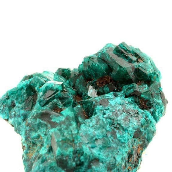 Dioptase 123,9 karat Grön