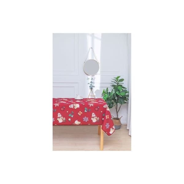Duge - PROMO LINGE - Rektangulær - 150x300cm - Polyester - Rød Röd