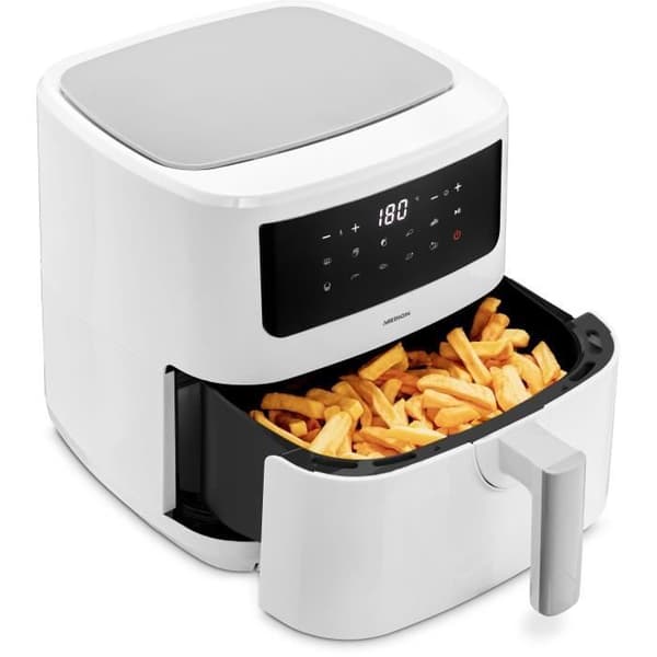 Luftfryer - MEDION - 50073000 - 2150 W - Touchscreen - 9 programmer - Hvid Vit