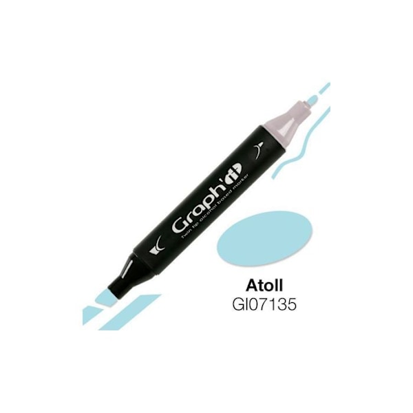 'Graph'It - Alkoholmarker Graph'it 7135 Atoll Blå
