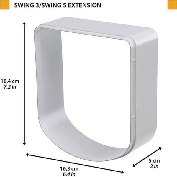 Tunnel til udvidelse - FERPLAST - Til Swing 3/5 kattelem - GRÅ Grå