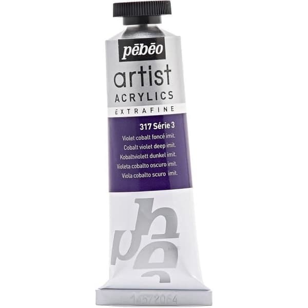 Rör 37 ml Konstnärsakrylfärger Extra fin VIOLETT COB.FC Violet, blå der trækker mod gul