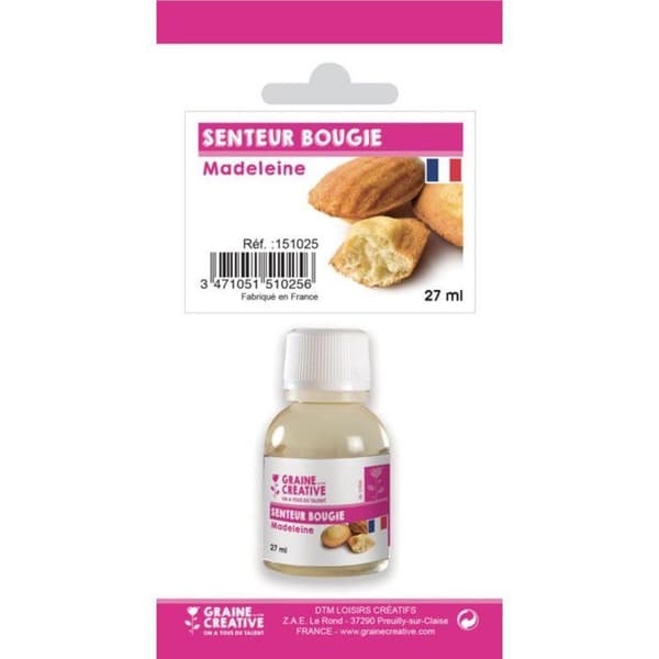 Duftlys - Graine Creative - Madeleine - 27ml - Tilpasselig - For Voksne