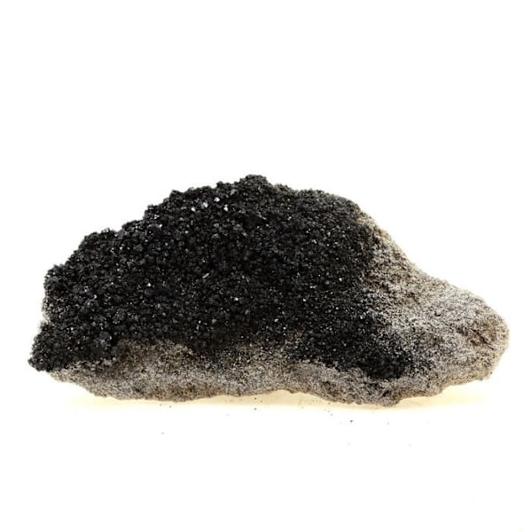 Sten og mineraler. Hæmatit + Magnetit. 128,50 øre. Les Châtelaunoux, Mazaye, Frankrig.