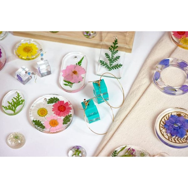 Organisk kristallhartssats - 150 ml Transparent