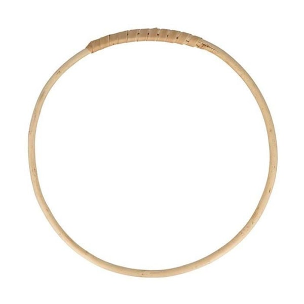 Flätad cirkel 20 cm brun