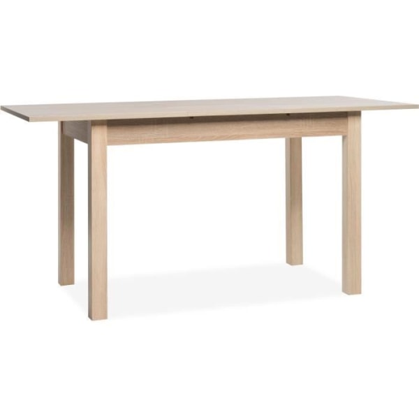 Coburg utdragbart bord - Sonoma ekdekor - 40 cm förlängning - L120/160 x H76,5 x D70 cm