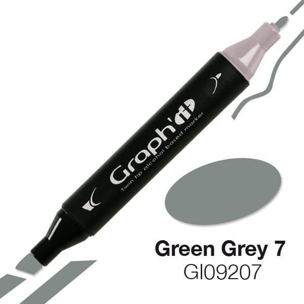 Graph'it 9207 Green Grey 7 alkoholmarkör - Graph it Grey