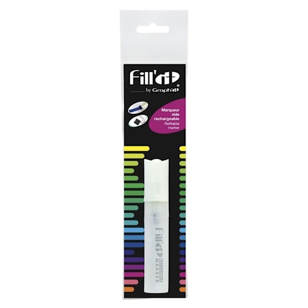 Tyhjä Fill'It-merkki 10 mm - FILLIT - Pyyhimätön - Hieno - {väri} - 10 mm litteä kärki {Färg}