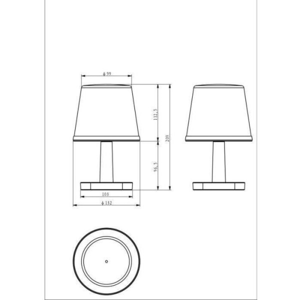 GALIX G4410 aurinkopaneelivalaisin - 25 lumenia - K20 cm