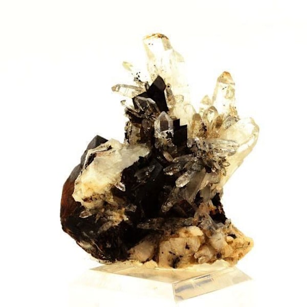 Sten og Mineraler - ABIJOUX - Siderit + Kvarts - 361,5 ct - Chachatier, Vaulnaveys-le-Bas, Isère, Frankrig