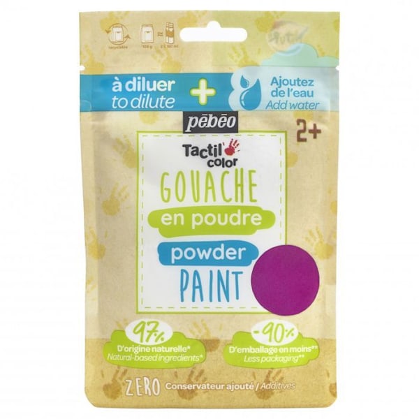 Gouache pulver pose 100g Pink Rosa