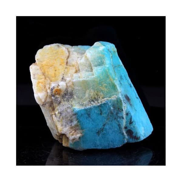 Stenar och mineraler. Amazonit. 344,0 cent. Konso, Etiopien.