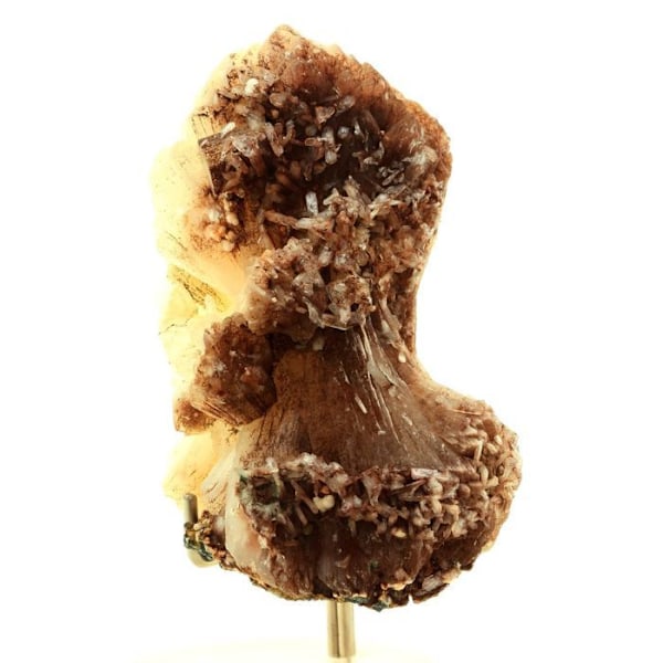 Sten og mineraler. Stilbit + Apophyllit. 340,90 øre. Jalgaon, Maharashtra, Indien.
