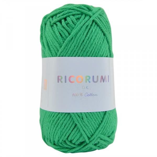 RICORUMI bomull för Amigurumi, miniboll 25g - 44 Gräsgrön