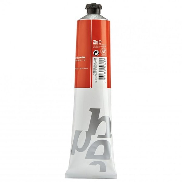 Öljymaali - Pébéo - Fine Studio XL - Kirkas Punainen - 200 ml - Nopea kuivuminen Klar röd