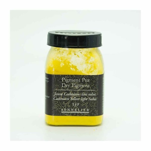 Pigment til fremstilling af maling - 120 g potte - Lys cadmiumgul erstatning Gul