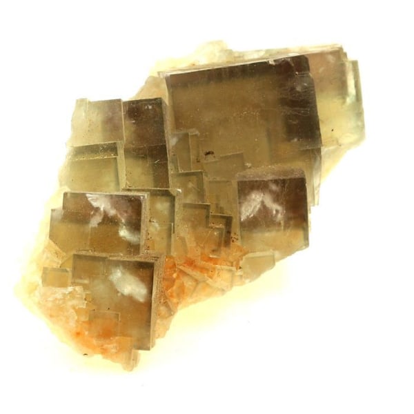 Sten og mineraler. Fluorit. 1280,0 øre. Avellan-minen, Var, Frankrig.
