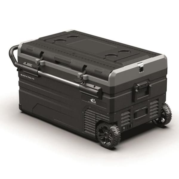 Elektrisk køleboks - EZA - BLIZZ-E FLEX - 12 volt / 24 volt V - 73L Svart grå