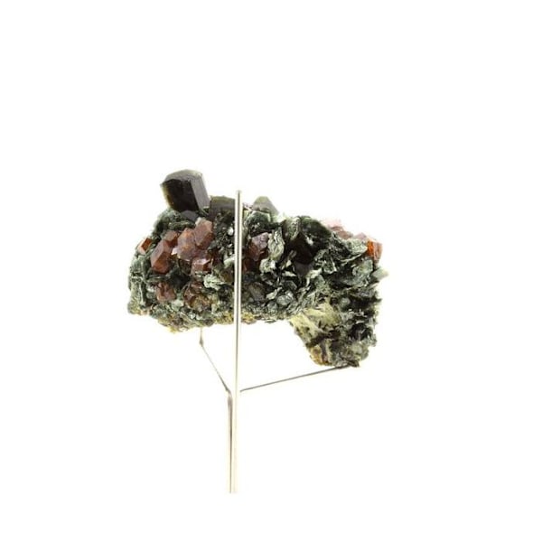 Sten og mineraler. Grossulær granat. 416,5 øre. Diakon, Kayes, Mali. Röd