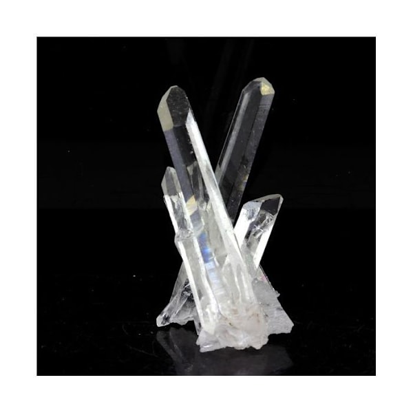 Stenar och mineraler. Dubbelterminerad kvarts. 38,0 ct. La Gardette-gruvan, Bourg d'Oisans, Isère, Frankrike.