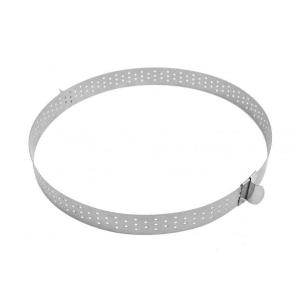 Perforeret, udvidelig tærtering - 16 til 30 cm