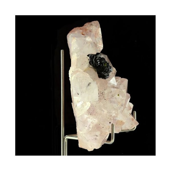 Stenar och mineraler. Ametistkvarts + epidot. 553,00 cent. Xichang County, Sichuan, Kina.