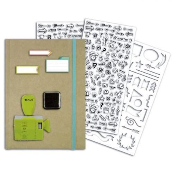 Organisera dina dagar, ditt schema och dina dagliga uppgifter med denna kompletta 100% DIY bullet journal box! Tack vare