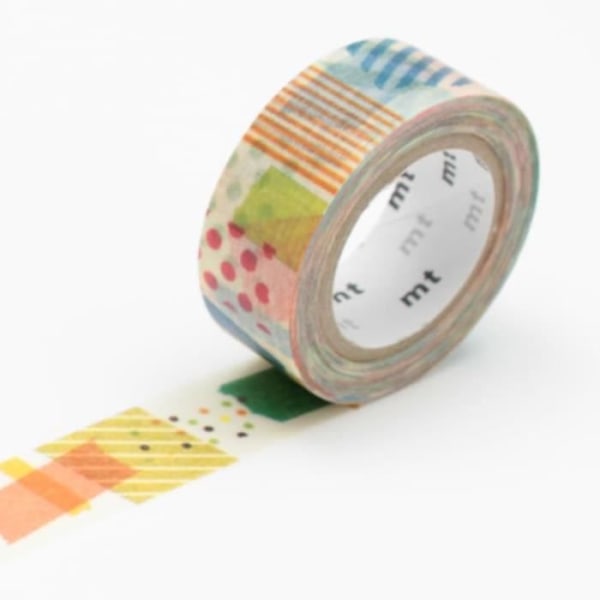 Masking Tape MT KIDS collage - peta peta - Masking Tape (MT) Flerfärgad - Sortiment.