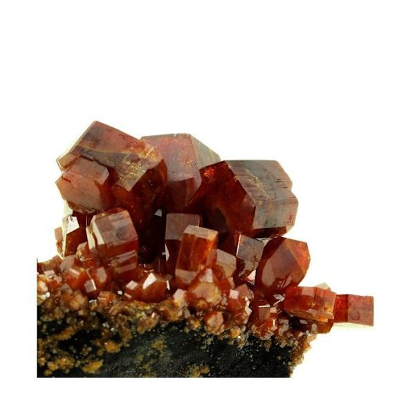 Sten og mineraler. Vanadinit. 500,0 ct. Mibladen Mining District, Midelt, Marokko.