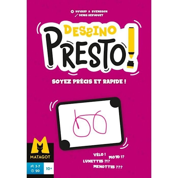 Dessino Presto - Asmodee - Brætspil Flerfärgad