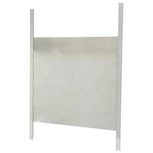 Kerbl Skydedør til hønsehus 43x40 cm 436732 silver-