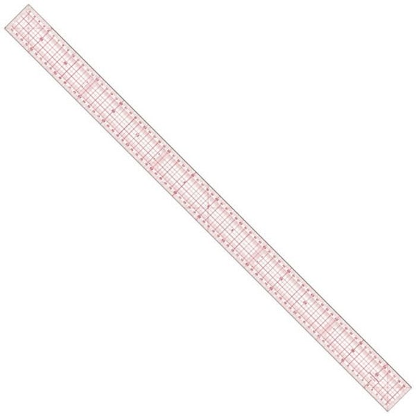 Japansk sömnad linjal - Graphoplex - 80 cm - Vit - Unisex