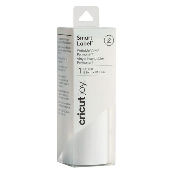 2 ruller af permanent hvid vinyl Cricut 121,9 x 13,9 cm Vit