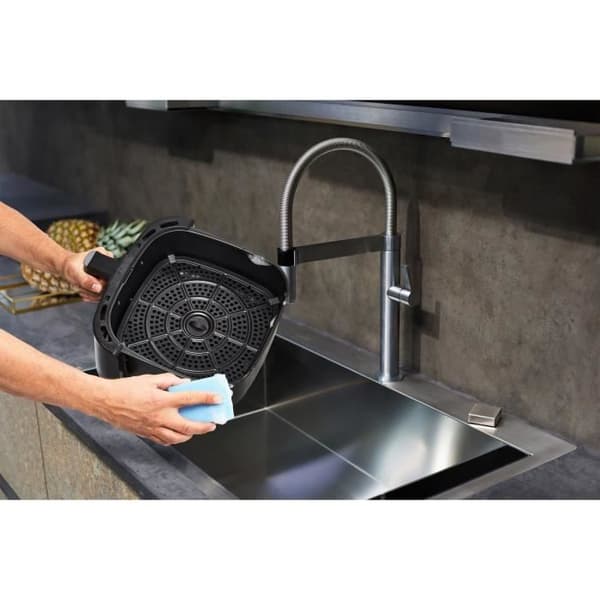 Varmluftsfriture - MEDION - 50072999 - 2150 W - Touchscreen - 9 programmer - Sort Svart