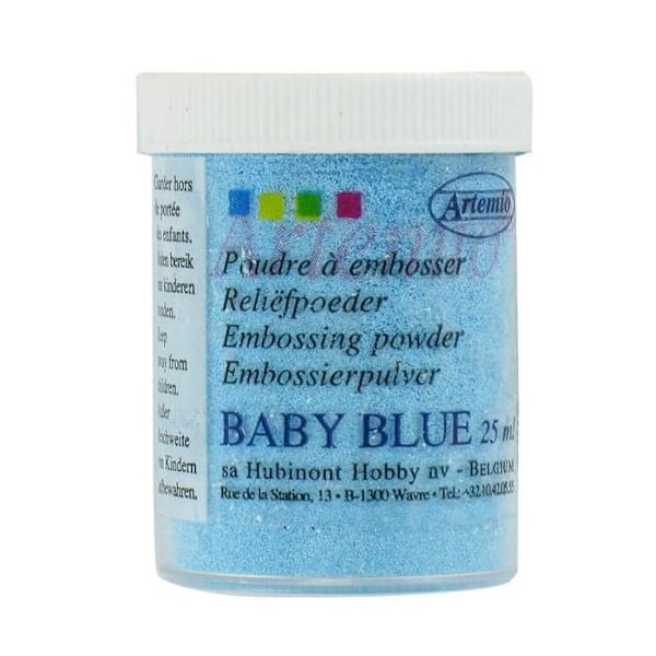 Reliefpulver - Artémio - Babyblå - Färg: Blå - Perfekt för skapelser Baby blå