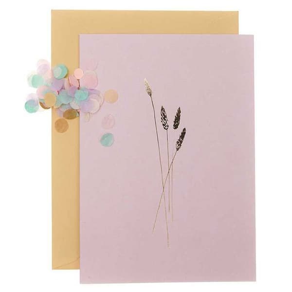 DIY Anpassa ditt blomsterkort - Ros Rosa