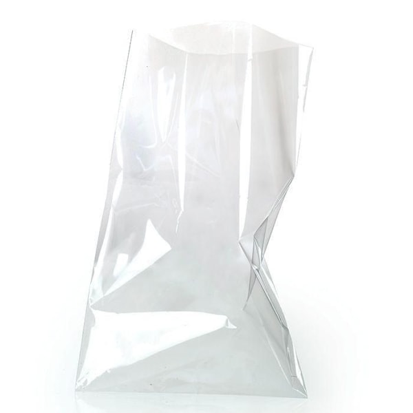 Transparenta påsar - Ej specificerat - 11 x 19 cm - Förpackning med 10 - Utan vik - Perfekt för godis Transparent