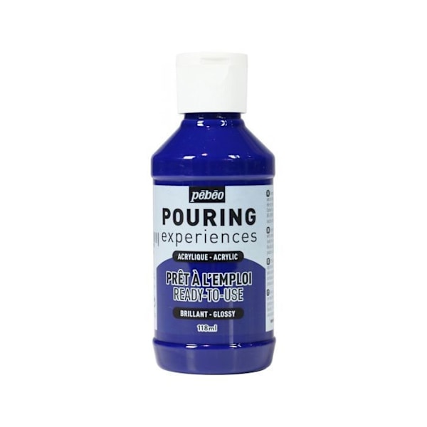 Akrüylimaalaus - Pébéo - Kaato - 118 ml - Syvänsininen - Unisex Blå Cyan