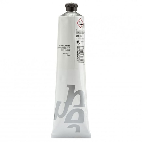 Fin olie - Pébéo - 200046 - Zinkhvid - 200 ml - Hurtigttørrende 3-6 dage Vit