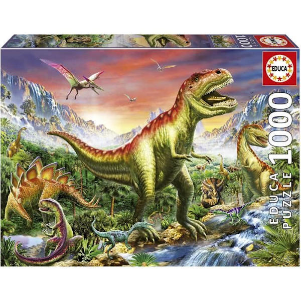 JURASSIC FOREST - 1000 palan palapeli Flerfärgad