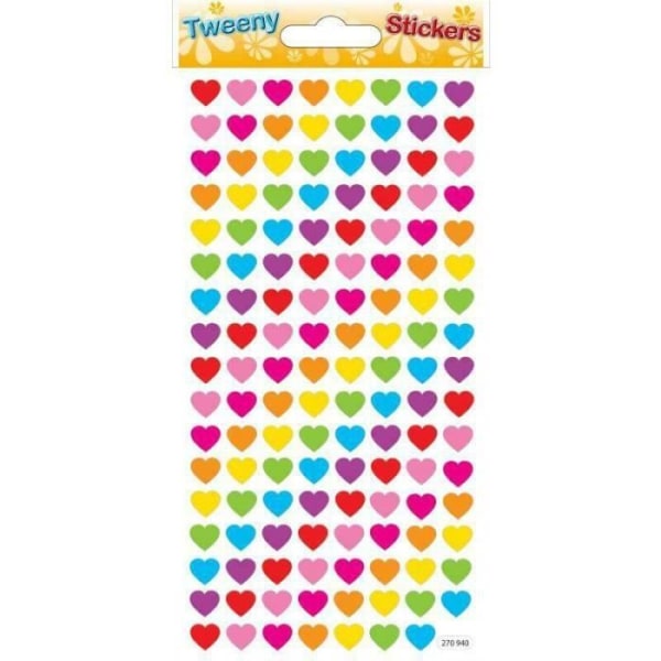 Tweeny Stickers - Hjärtan - Flerfärgad