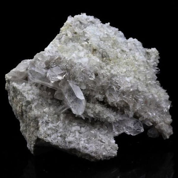 Sten og mineraler. Kvarts. 684,0 ct. Plan du Lac, Oisans, Savoie, Frankrig.