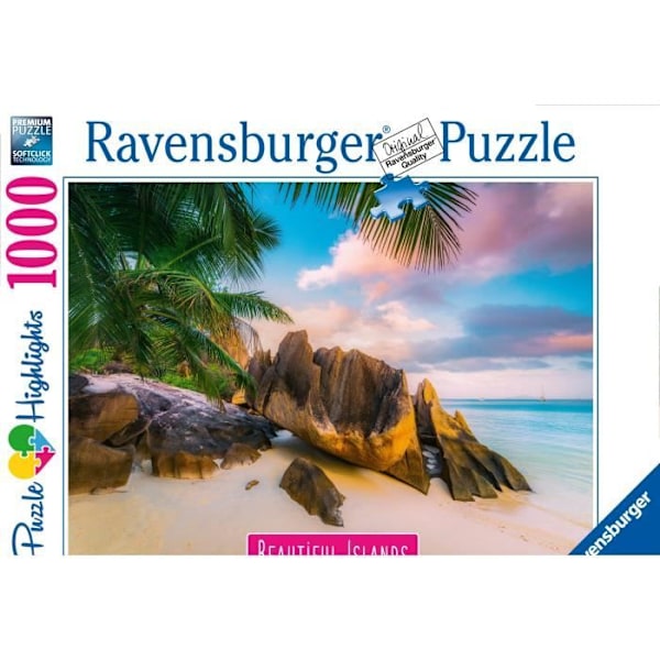 1000 bitars pussel Seychellerna - Ravensburger - Landskap - Vuxna och barn från 14 år