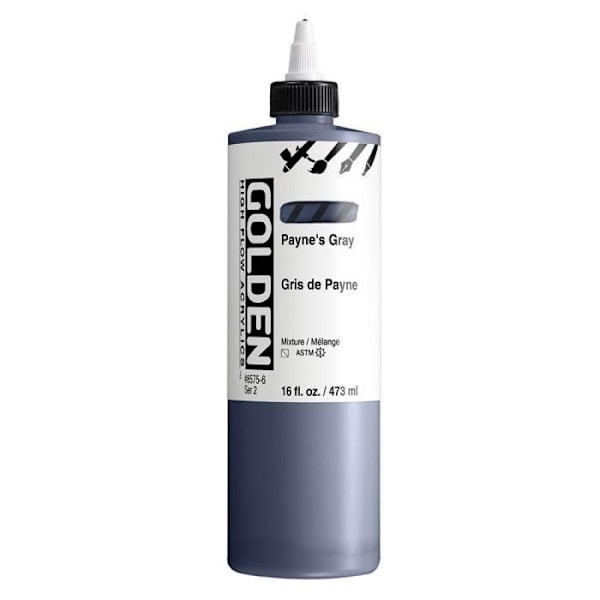 GOLDEN 473 ml HÖGFLÖDE Gris de Payne - S2
