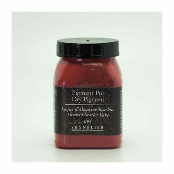Pigment til fremstilling af maling - 70 g potte - Scarlet Alizarin Lacquer Röd