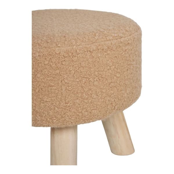 Aberdeen taburett Ø31cm sand. beige