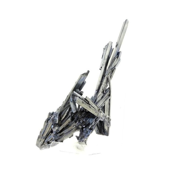 Sten og mineraler. Stibnite (21 cm). 1874,0 ct. Wuning Mine, Jiangxi, Kina.