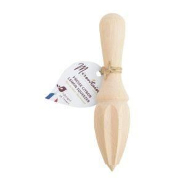Citruspresser - MIRONTAINE - Bøgetræ - Fremstillet i Frankrig - Praktisk - Æstetisk Beige